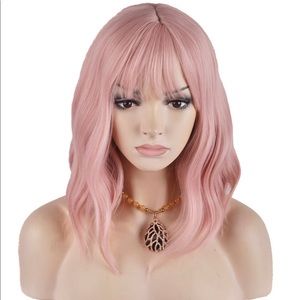 Strawberry synthetic wig